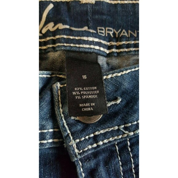 Lane Bryant Denim Jeans Women Size 16 Slim Boot - Picture 10 of 11